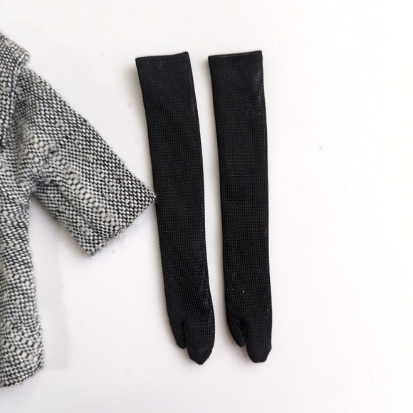 Vtg 60s Mattel Barbie Career Girl #954 Tweed Suit Outfit Black White COMPLETE - Picture 3 of 10